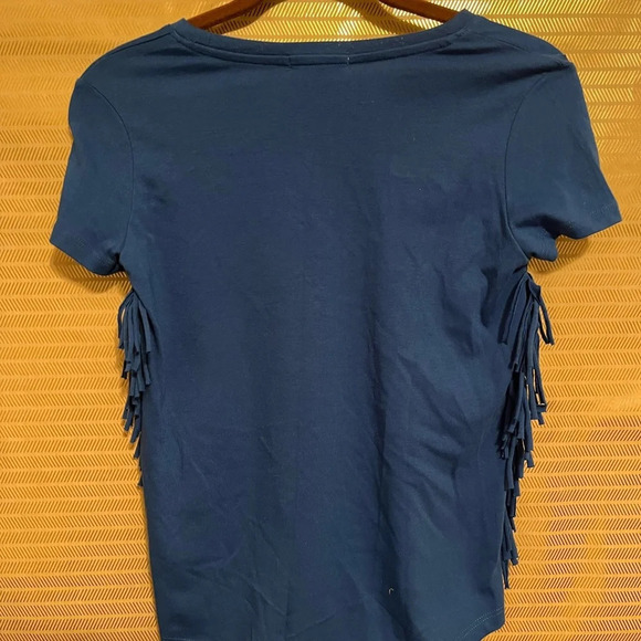 IT’S OUR TIME~ BLOUSE~ FRING~ SEQUINS~LG-14 - Picture 3 of 5